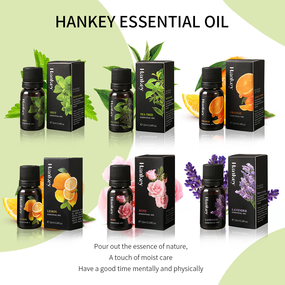 跨境植物复方精油10mlEssential massage Oil按摩身体精油美容院