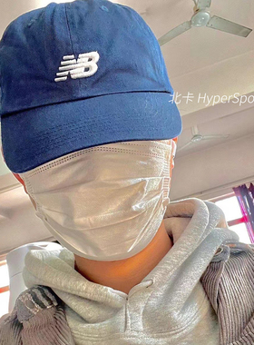 New Balance 新百伦NB Logo休闲街头运动鸭舌帽 LAH91014-SEL-NGO