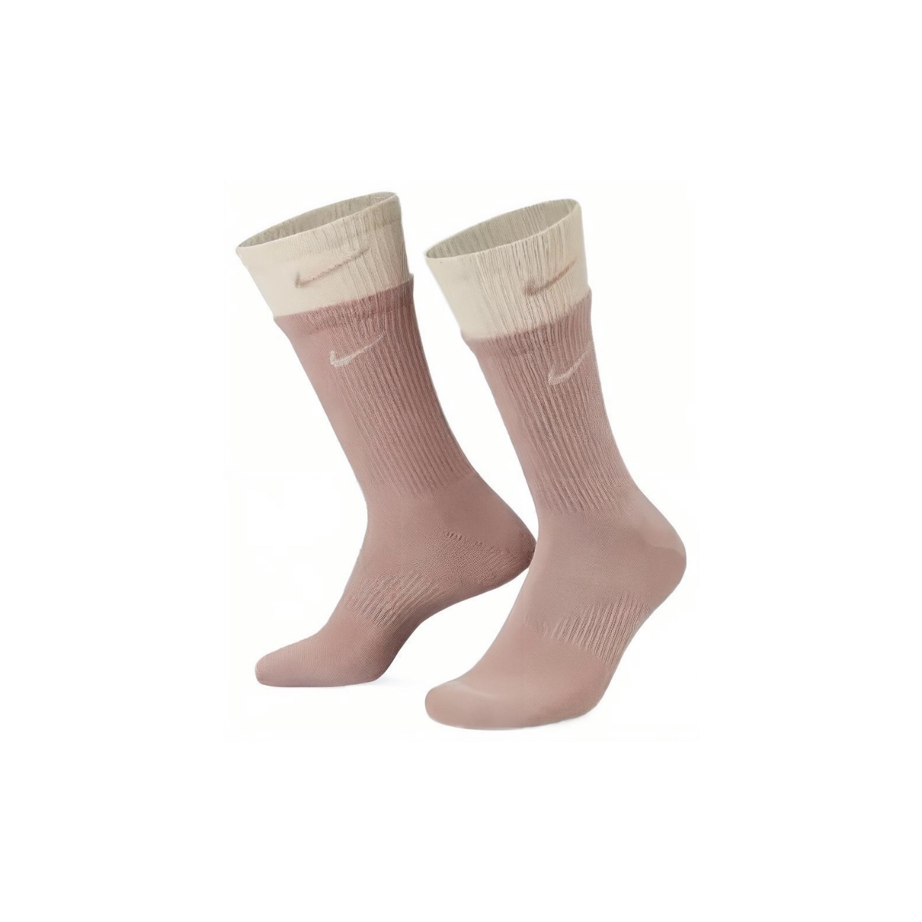 粉色中筒袜拼接Nike/耐克