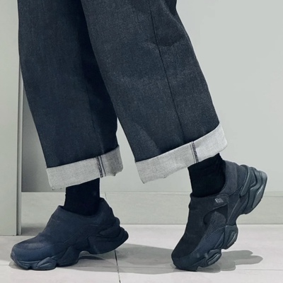 New Balance 8040 耐磨透气 低帮 生活休闲鞋 男款 黑蓝U8040UOB