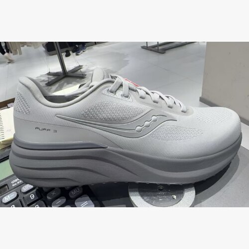 Saucony PUFF 3 日常缓震舒适低帮跑步鞋男女同款米咖啡S28253-2