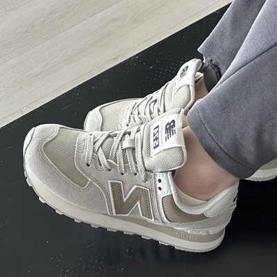 New Balance NB 574 舒适百搭休闲跑步鞋 女款浅橄榄绿WL574DP2