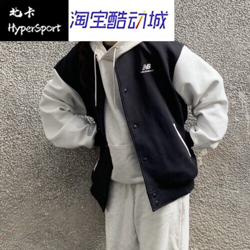 动休闲宽松休闲长袖棒球服