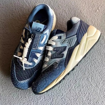 New Balance NB 580 舒适运动减震防滑轻便休闲跑步鞋蓝色MT580JP