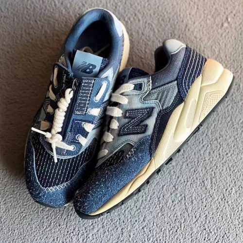 New Balance NB 580 舒适运动减震防滑轻便休闲跑步鞋蓝色MT580JP