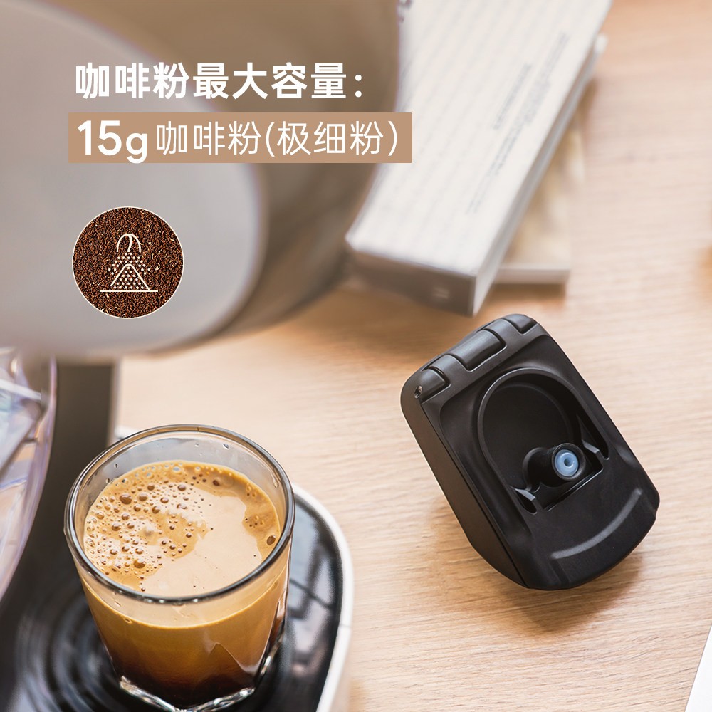兼容多趣酷思Lumio罗密欧咖啡机填充循环咖啡胶囊壳可加粉胶囊托