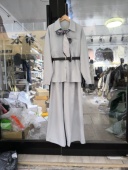 百搭衬衫 时尚 配腰带长袖 衬衣阔腿裤 2026春装 两件套女气质套装 新款