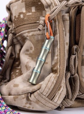 钛合金口哨高音户外求生装备高分贝爆音高频野外救生训鸟哨子应急