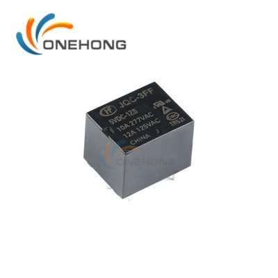 ONEHONG全新原装正品JQC-3FF-5VDC-1ZS功率继电器 插件,15.5x19mm