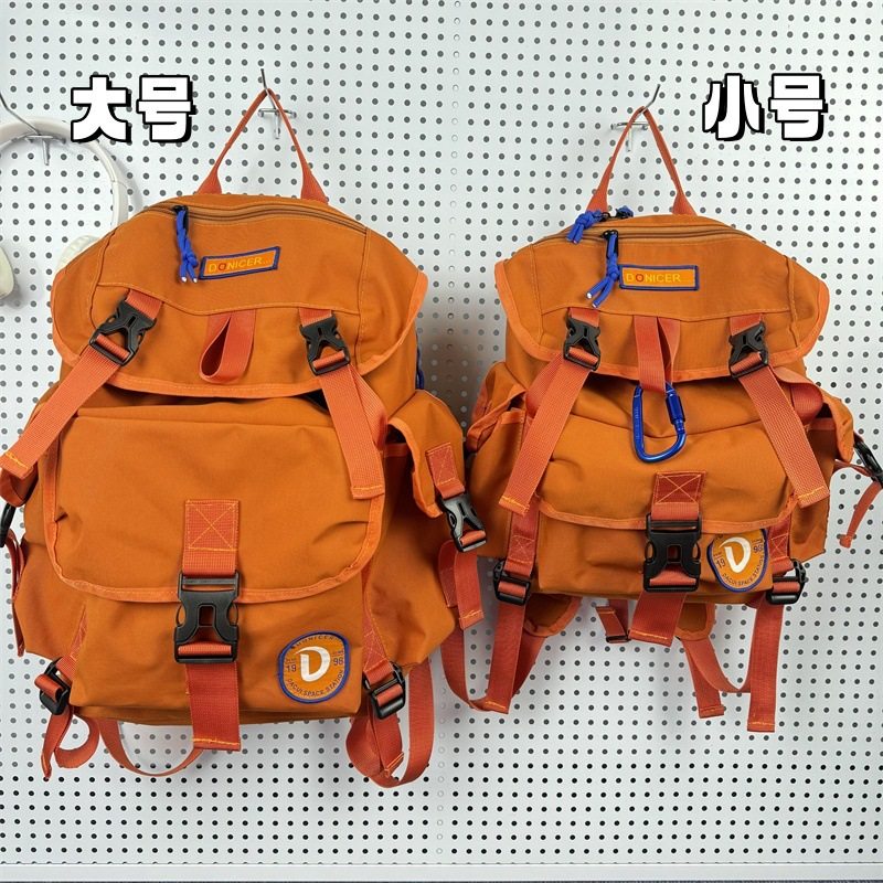 小众设计大款翻盖登山包 中性防水青年旅行徒步双肩书包