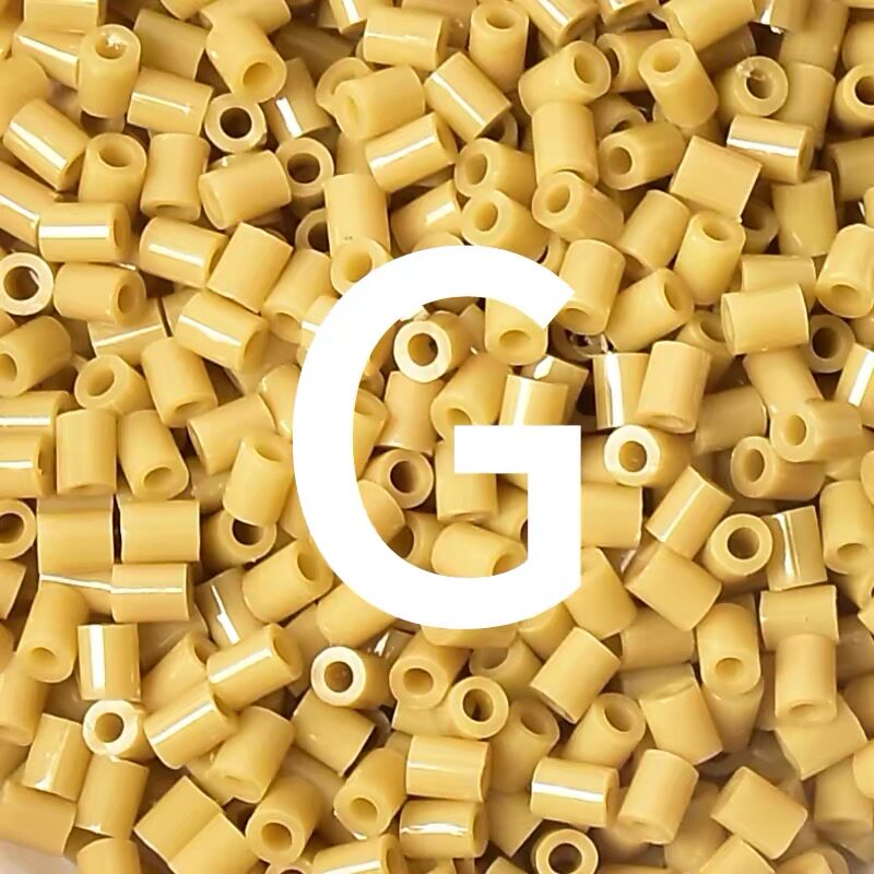 拼豆补充包5mm融合豆单色散装手工DIY拼拼豆豆配件材料包