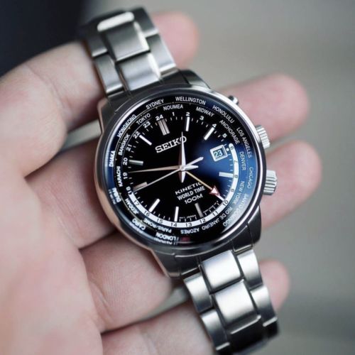 ´ú¹ºÕýÆ·Seiko¾«¹¤KineticÊÀ½çʱ¼äÌ«ÑôÄִܸø·ÀË®ÄÐÊÖ±íSUN069P1