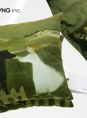 LIVING inc.玛丽费德 艺术清新抱枕ins风客厅沙发靠背垫靠枕床头