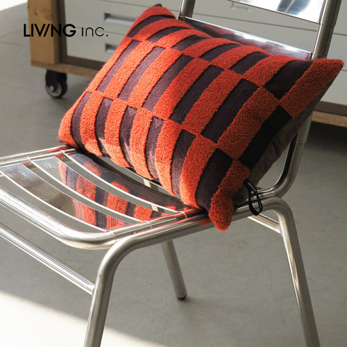 LIVINGinc.中古风几何腰靠垫枕