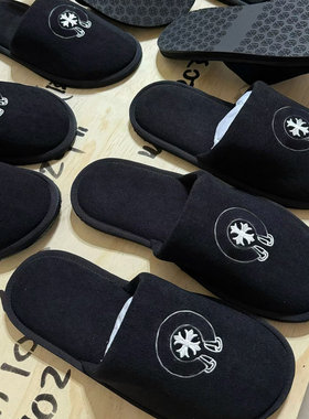 自主棉质刺绣马蹄居家沙滩拖鞋舒适防滑可外穿六层底凹造型太子爷