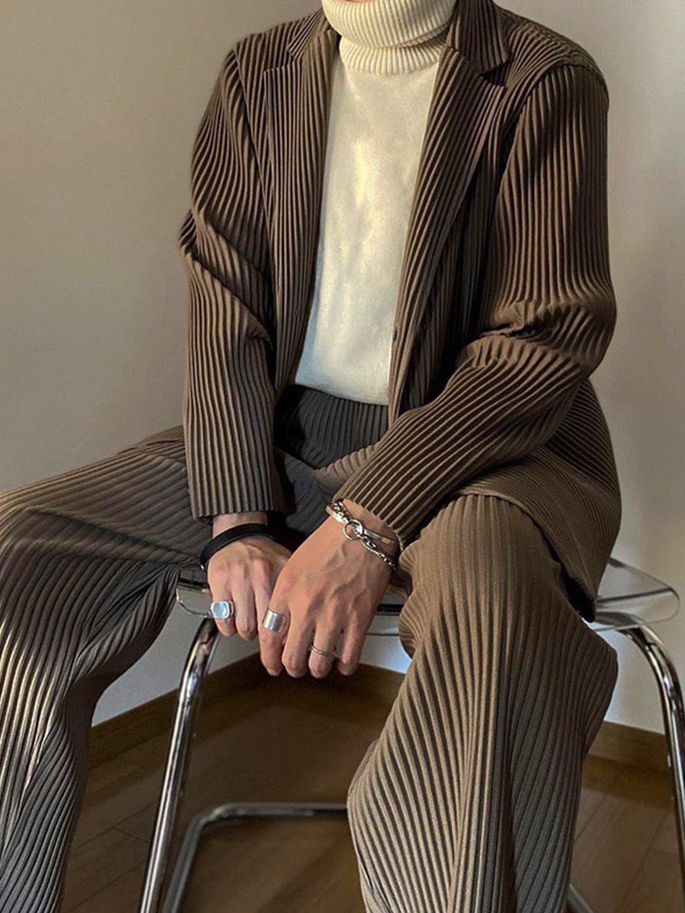 自主三宅长裤阔腿休闲裤