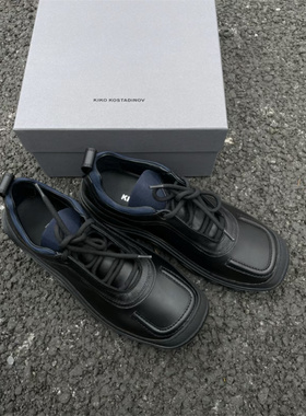 Kiko 23ss Kostadinov Details tonkin方头厚底劳保男女皮鞋