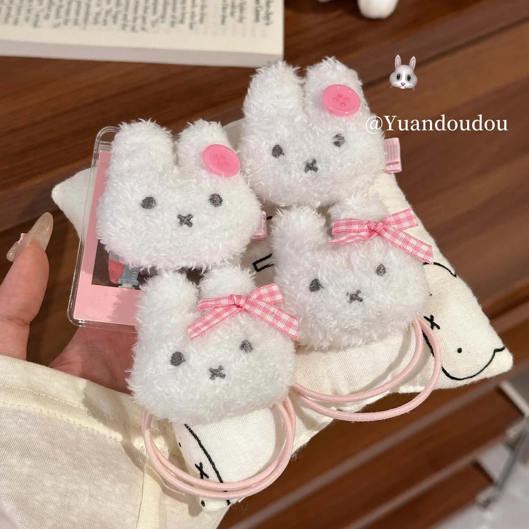 少女奶呼呼米菲兔蝴蝶结发圈发夹毛绒发绳可爱甜美马尾头饰发饰,饰品/流行首饰/时尚饰品新,发饰,淘宝优惠券,粉丝福利购,淘宝优惠卷