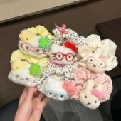 可爱甜美米菲兔幸运猫发圈大肠少女心扎马尾头绳丸子2025皮筋