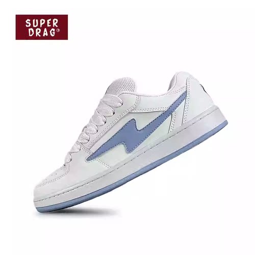 超拽SUPERDRAG 2025新款闪电面包鞋小众百搭学生时尚清新休闲板鞋