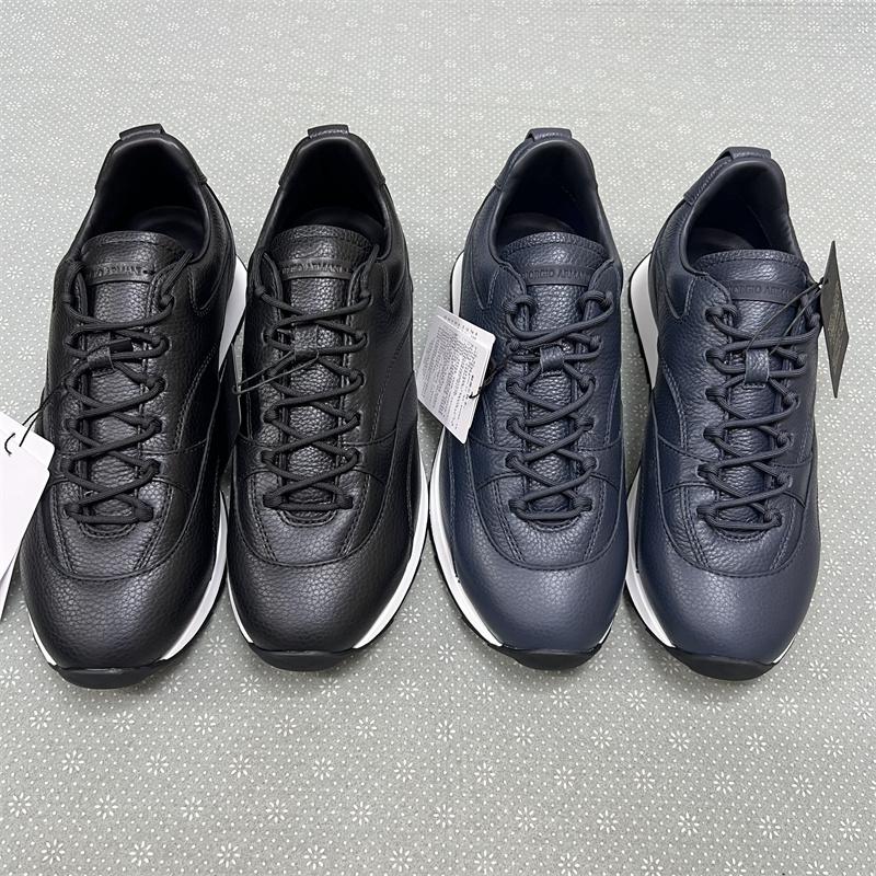 男士新款真皮休闲运动鞋