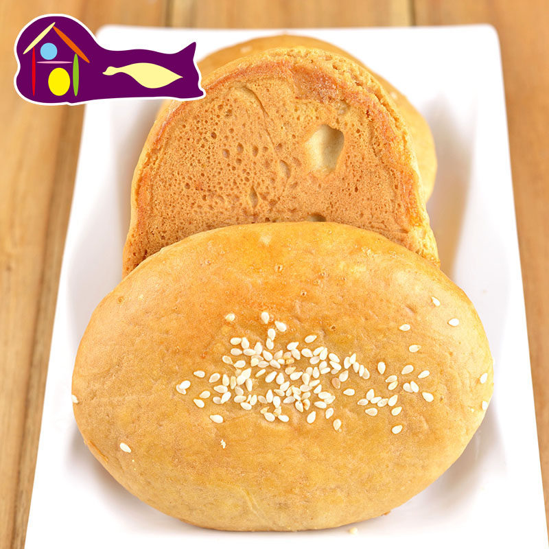 油罗冇饼20个装梅州客家特产传统手工全麦糕点心芝麻饼干早餐面包