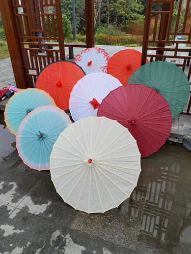 千熙油纸伞舞蹈专用伞耐用布艺面