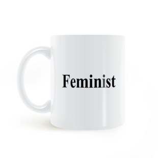 Feminist coffee mug咖啡马克杯白色陶瓷水杯