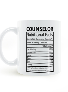 如何成为一个很棒的顾问 马克杯 白色陶瓷水杯激励 COUNSELOR MUG