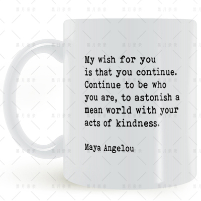 马克杯自信独立陶瓷朋友手工礼物