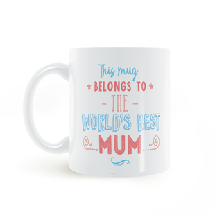 Best mug母亲节生日礼物妈妈马克杯陶瓷水杯送礼白杯子 mum