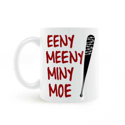 Eeny-meeny-miny-Walking-Dead-行尸走肉尼根的棒子马克杯