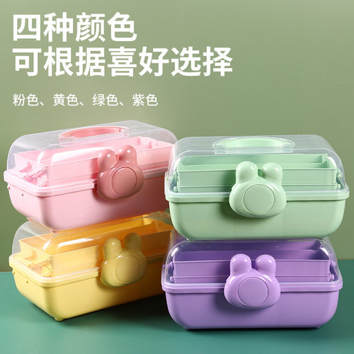 儿童发饰收纳盒女孩发卡圈宝宝发箍发夹橡皮筋头饰头绳首饰收纳盒