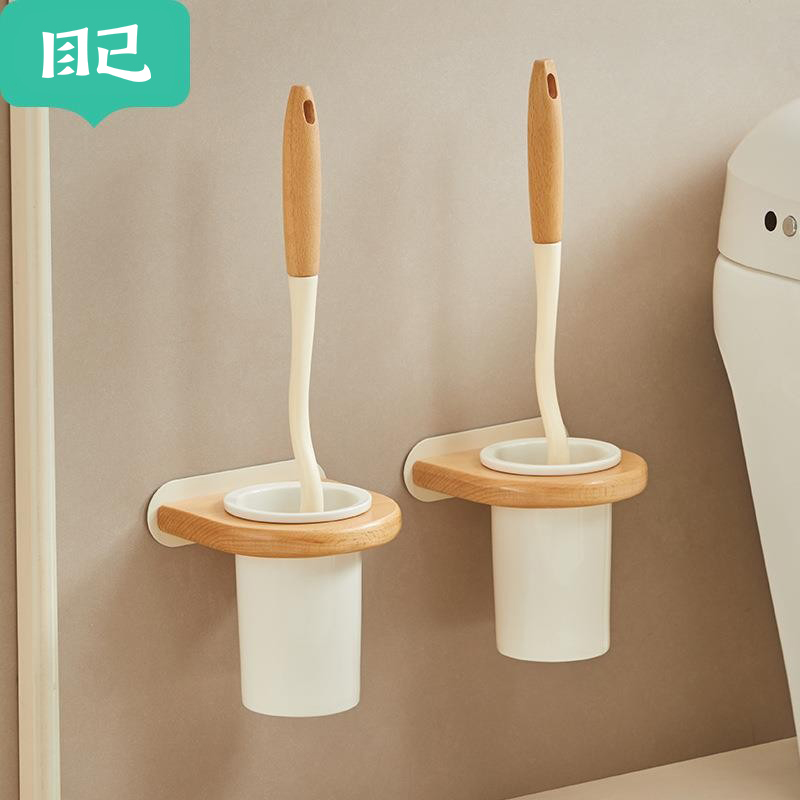 【奶油风】马桶刷壁挂式