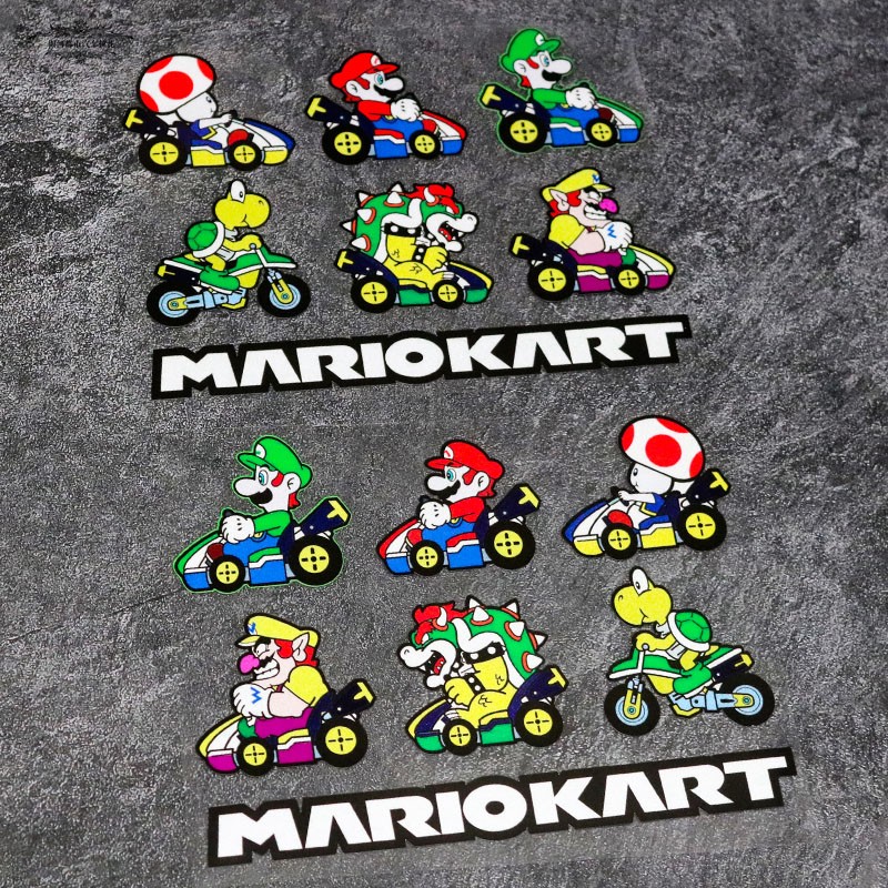 个性创意动漫游戏马里奥汽车贴纸