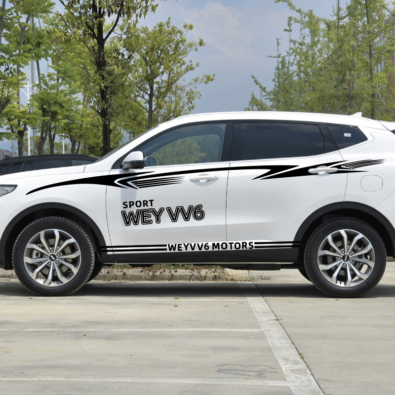 长城改装拉花WEY车门贴