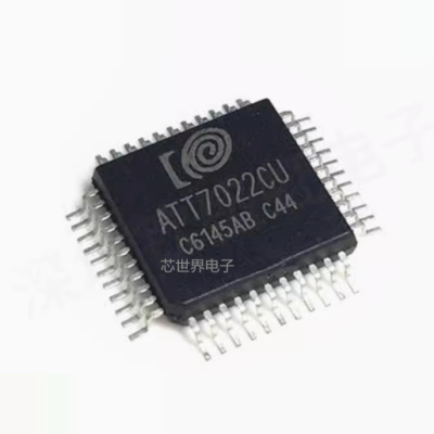 ATT7022CU QFP44 电能计量芯片 三相/6通道/SPI 集成电路ic