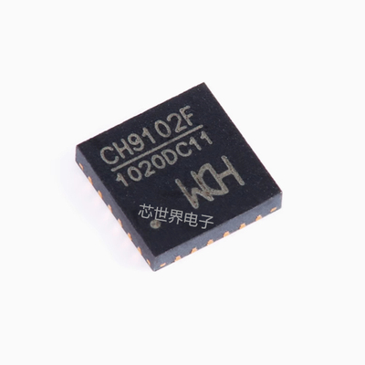 集成电路 CH9102F 封装QFN-24 USB转串口芯片ic