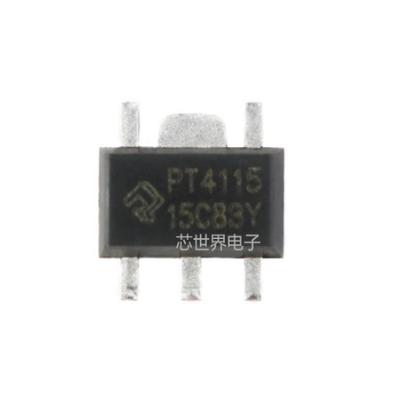 贴片PT4115B89E 封装SOT-89 30V1.2A高调光比LED恒流驱动器芯片ic