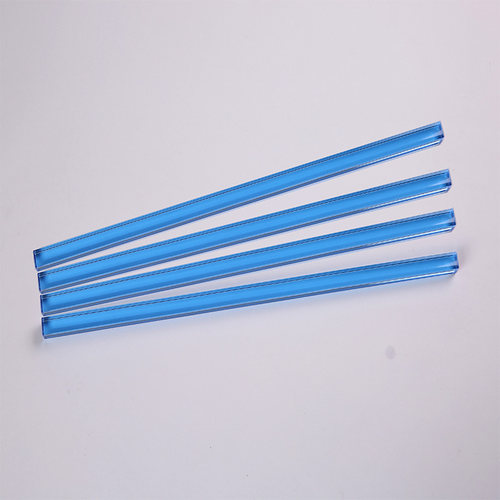 蓝色高档水晶麻将棍温州麻将推牌尺理牌尺方形12×12毫米