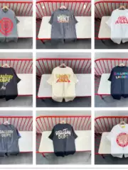 Gallery Dept American Streetwear Vintage Summer Loose Casual Versatile Short Sleeve T-Shirt Unisex Couple Tee