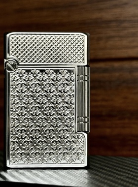 凌穹–名士w宽版不锈钢侧滑点火机械煤油打火机克罗送礼收藏男士