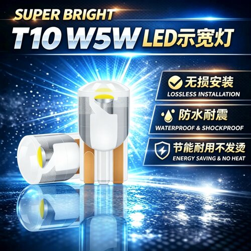 掠趣录示宽灯小灯T10新款