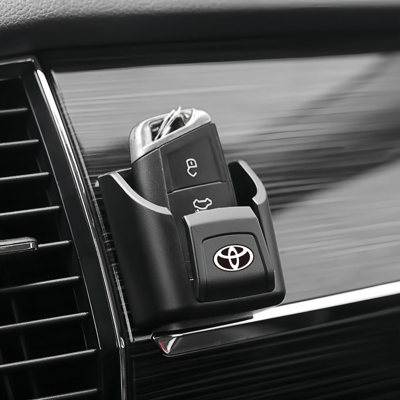 汽车钥匙收纳盒车内用品钥匙套储物盒仪表中控台遥控器卡片收纳盒