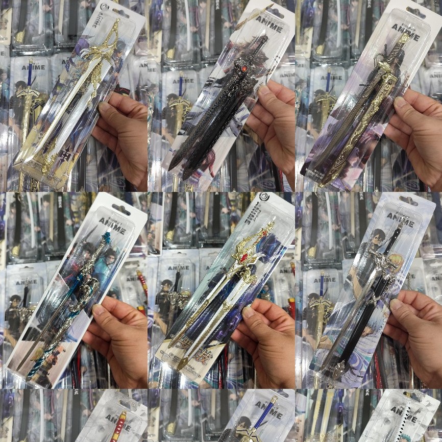 动漫周边金属22公分动漫刀鞘暗区突围斗罗七杀剑金龙刀鞘原神剑鞘