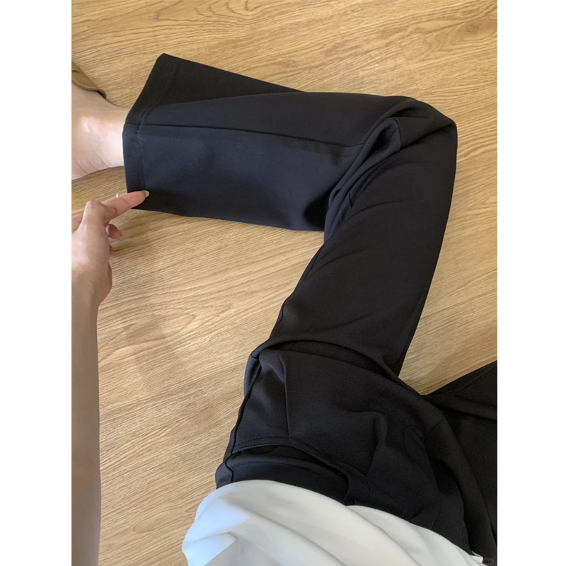 赠送运费！黑色西装休闲裤~