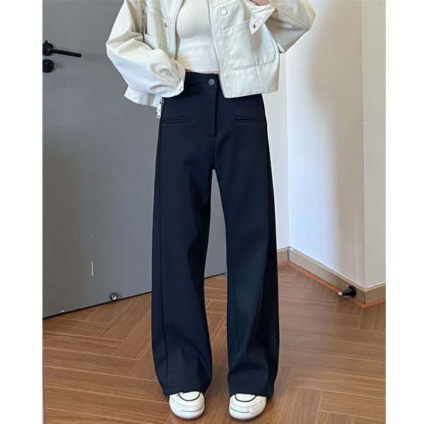 黑色西装裤2026新款大码女裤胖mm显瘦垂感阔腿裤梨形身材加绒裤子,女装/女士精品,大码裤装,淘宝优惠券,粉丝福利购,淘宝优惠卷