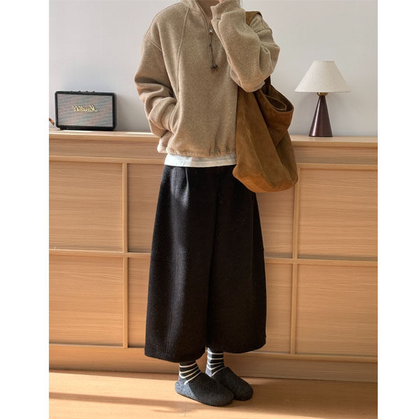 高级韩版气质毛呢八分裤女秋冬厚款胖妹妹大码梨形身材宽松直筒裤,女装/女士精品,大码裤装,淘宝优惠券,粉丝福利购,淘宝优惠卷