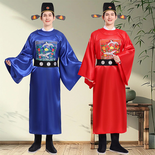 年会成人古装服装男中国风状元府婚礼服明朝官服一品文官大臣官服