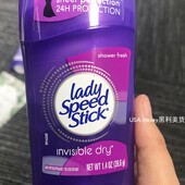 speed 量贩促销 Lady stick爽身粉沐浴露味止汗膏